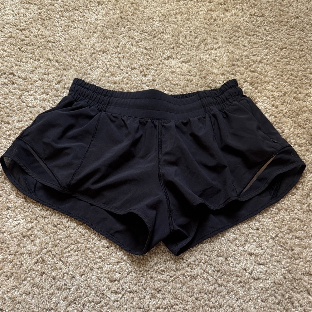 Lululemon Athletica Black LR Hotty Hot Shorts